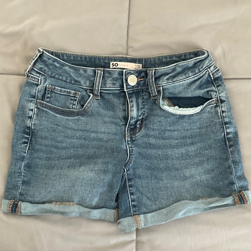 SO Women's Classic Blue Jean Shorts